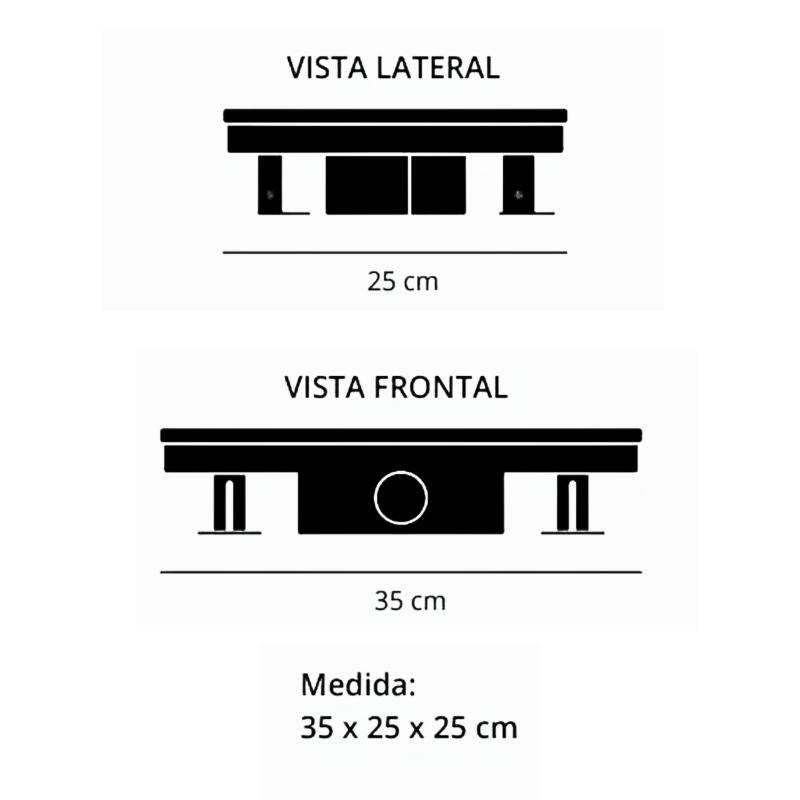 Desagüe Triangular Atrim Ceramic Brillante DT250T03
