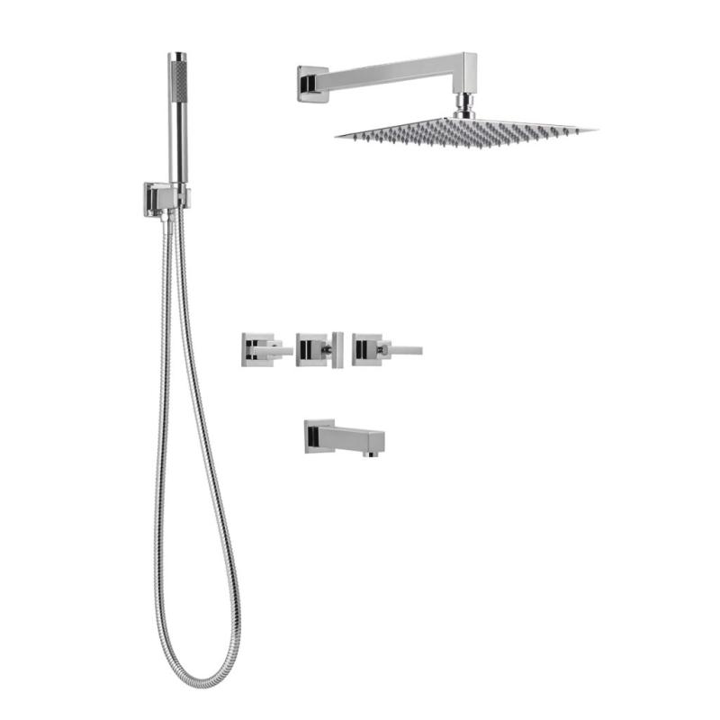 Grifería Ducha 3 Funciones Con Duchador de Mano Peirano Castilla 80-329