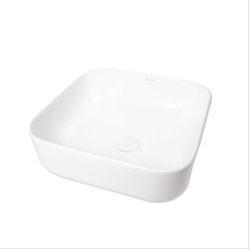 Bacha Cuadrada De Apoyo Ideal Kae 10090 Blanco