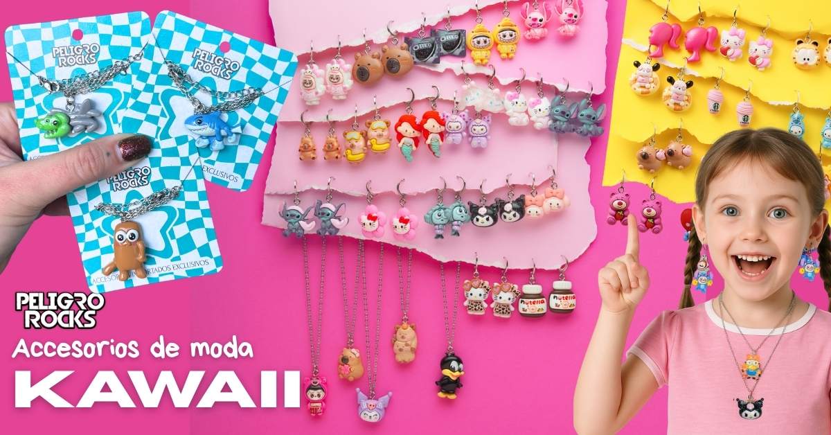 ACCESORIOS DE MODA: Aritos y collares Kawaii / Modelos Virales