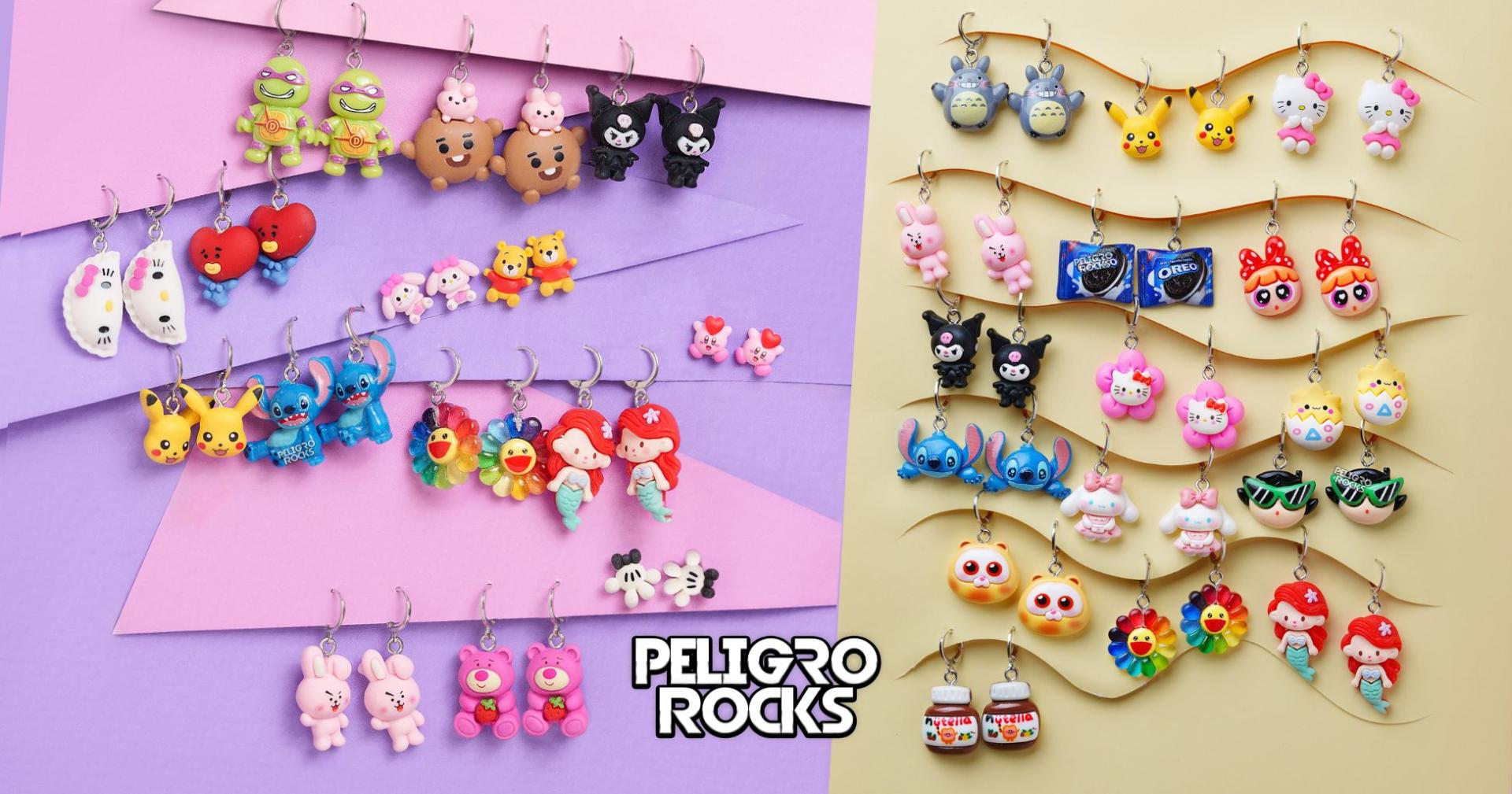 ACCESORIOS DE MODA: Aritos Kawaii
