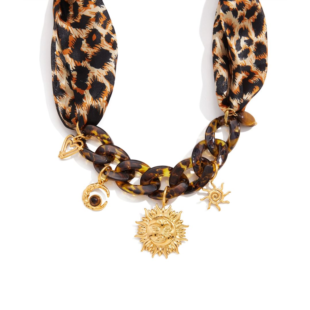 COLLAR ANIMAL PRINT x1u
