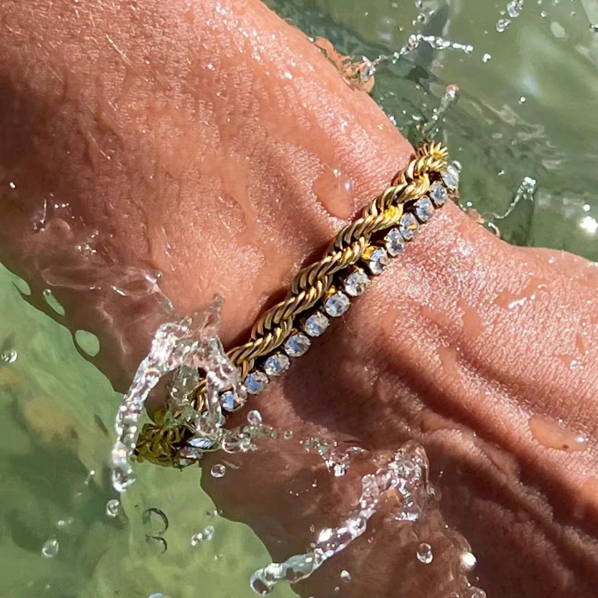 PULSERA CRISTAL LOVE x1u