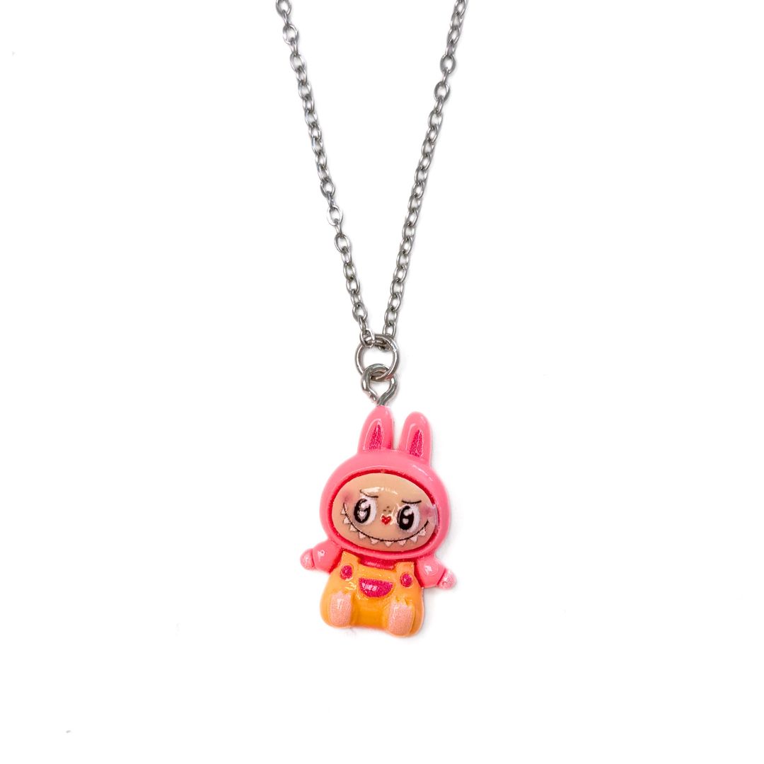 COLLAR LABUBU ROSE x1u