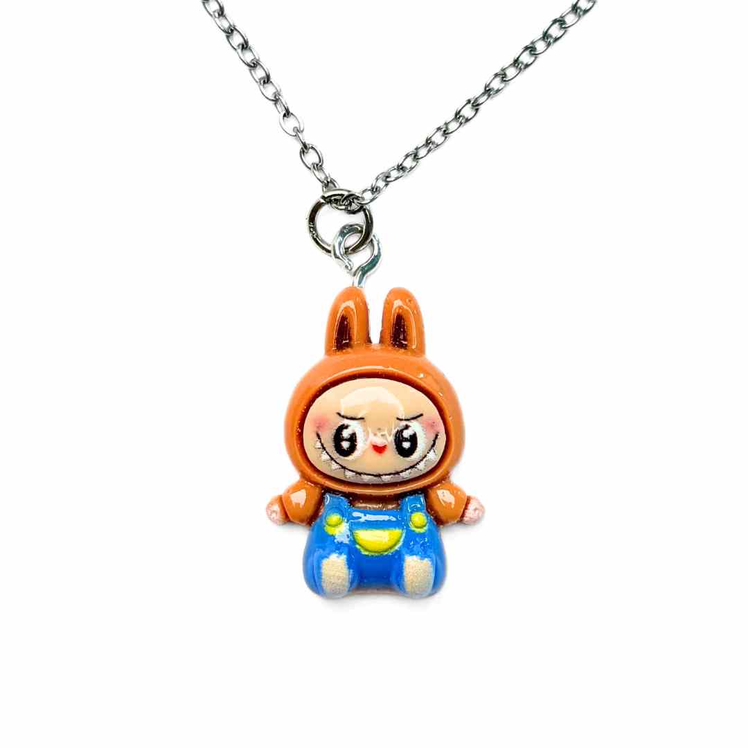 COLLAR LABUBU JARDINERO x1u