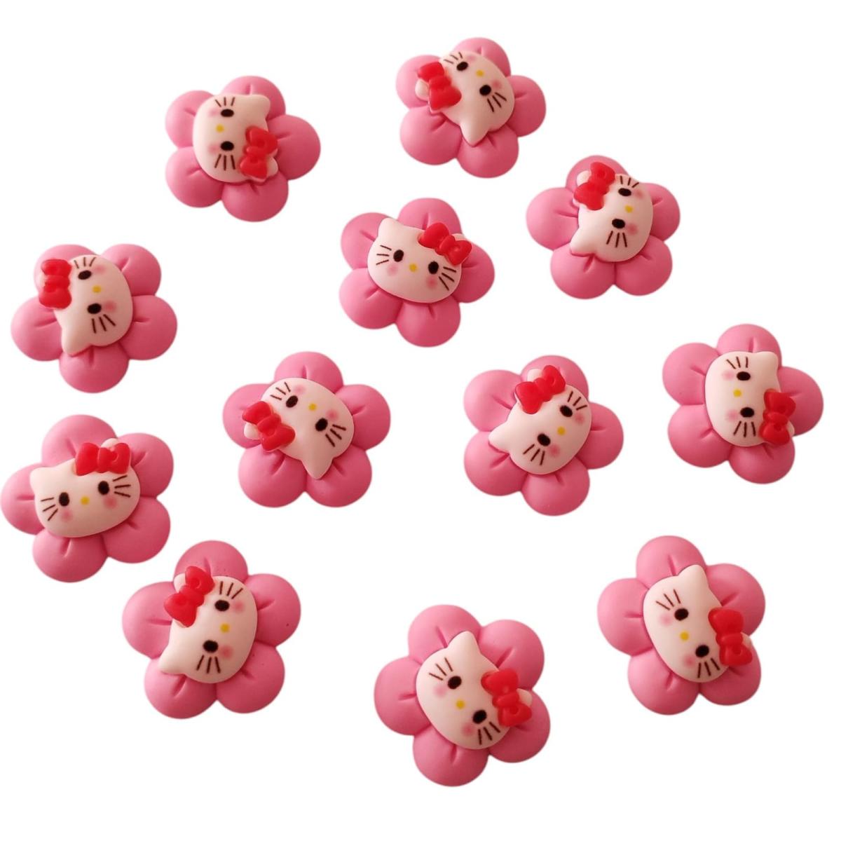 DIJE HELLO KITTY FLOR UNIDAD