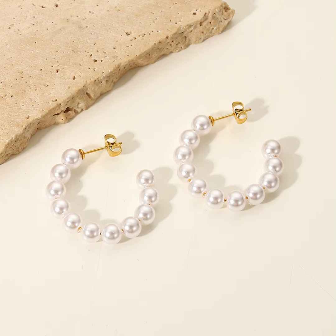 ARO HOOPS PERLAS x1u