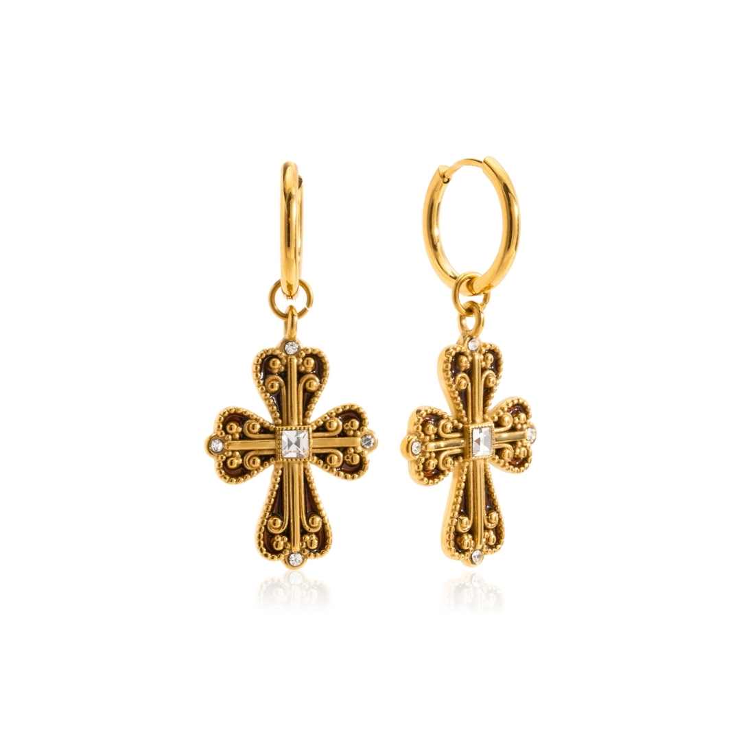 AROS CRUZ GOTICA x par