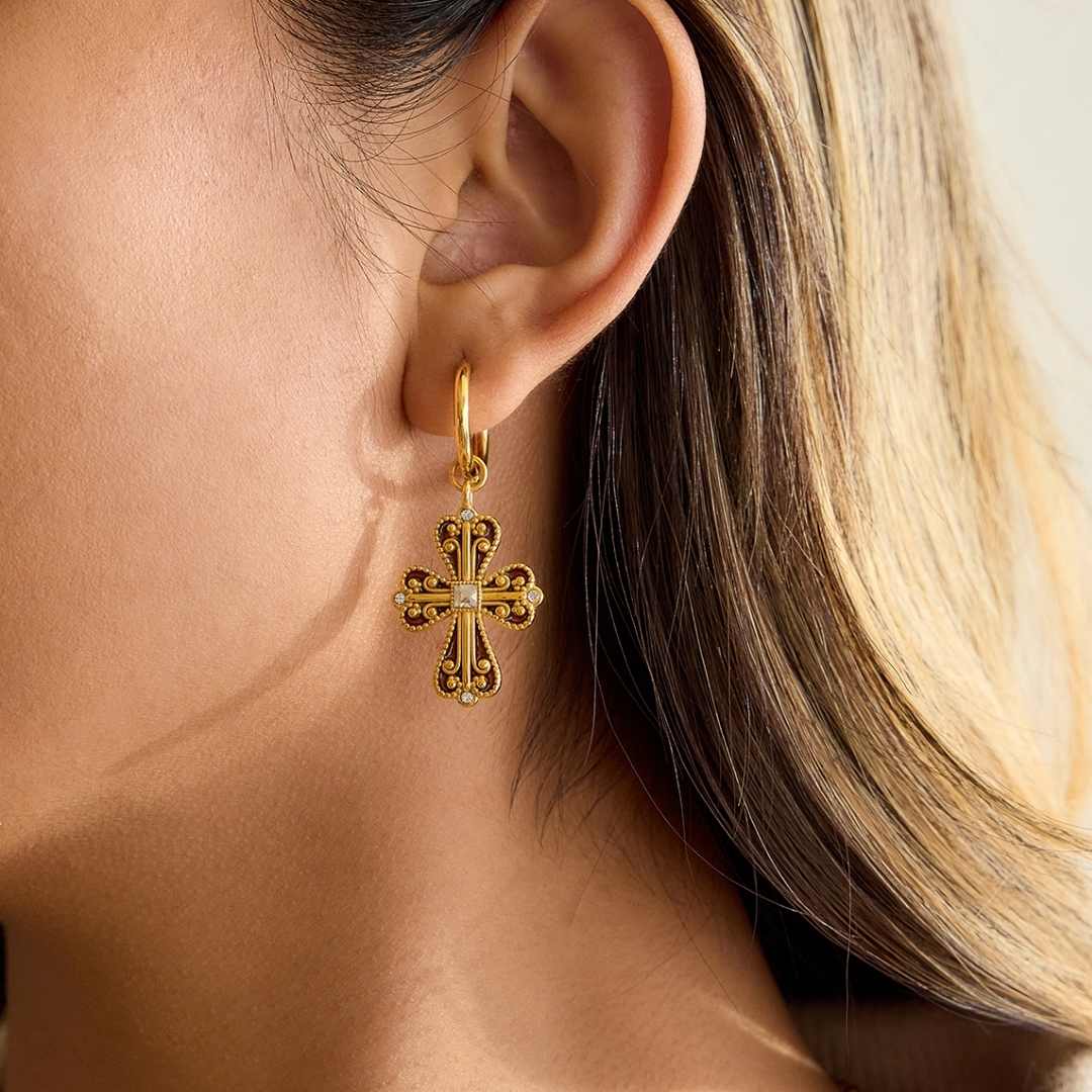 AROS CRUZ GOTICA x par