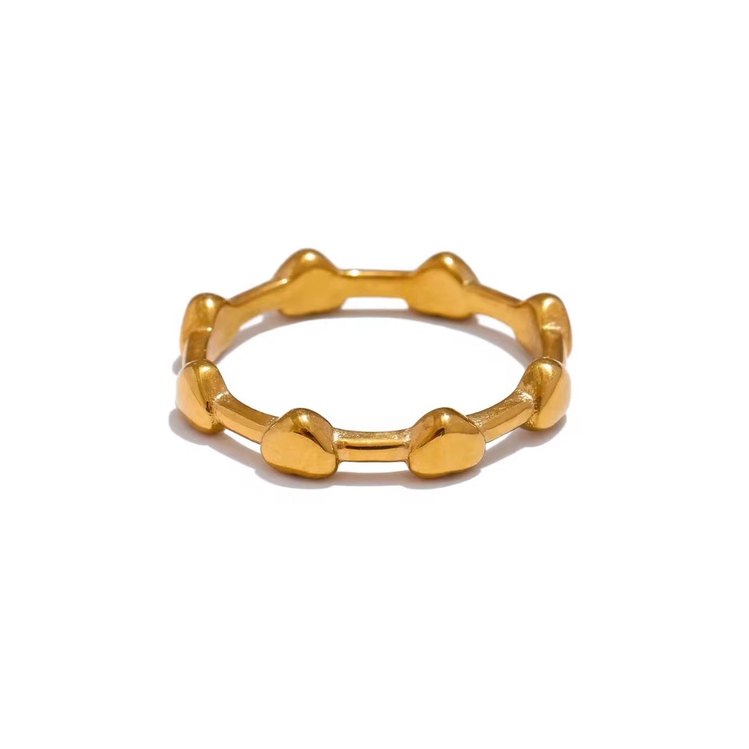 ANILLO MINI CORAZONES x 1u