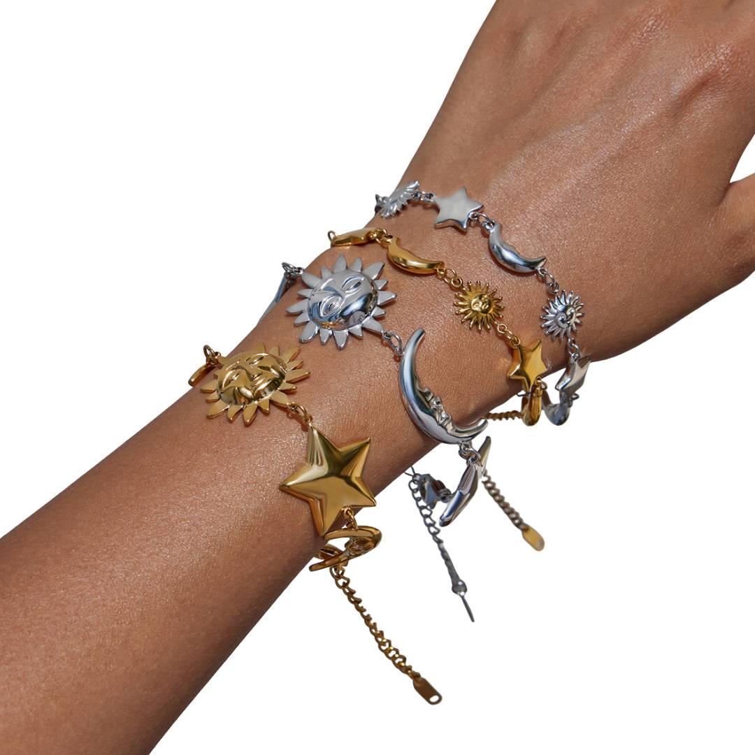 PULSERA UNIVERSO PLATA x1u
