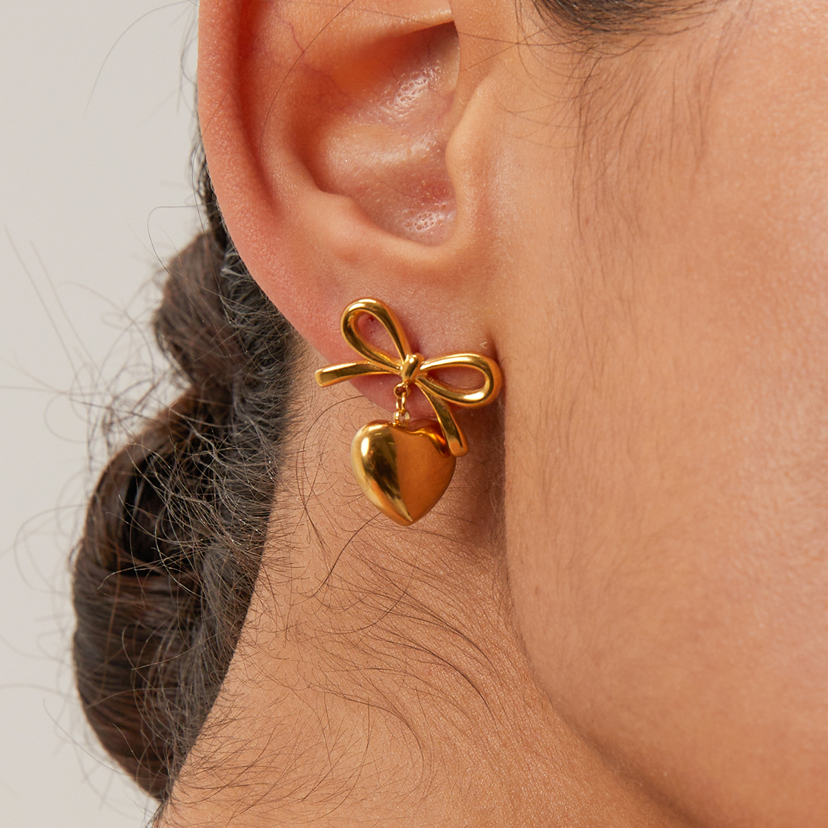 AROS CORAZON COQUETTE x par