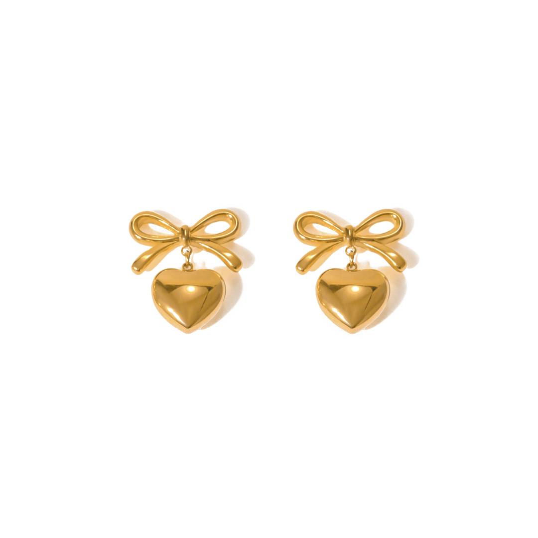 AROS CORAZON COQUETTE x par