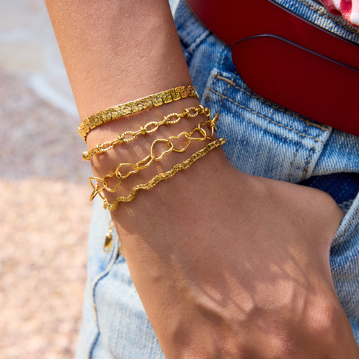 PULSERA BASIC ORO x1u