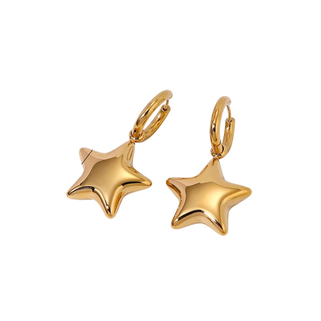 AROS ESTRELLAS ORO x par