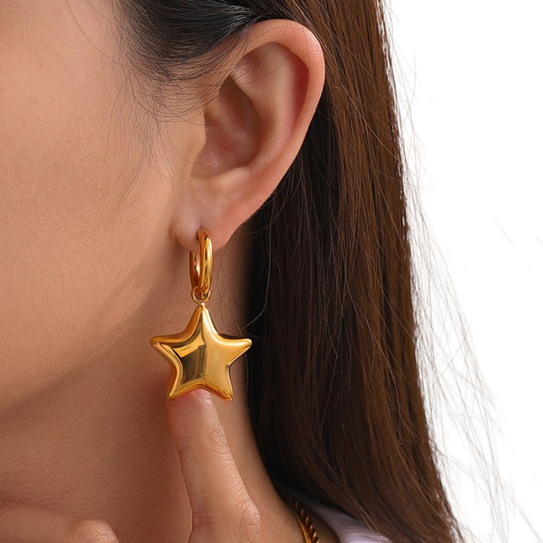 AROS ESTRELLAS ORO x par