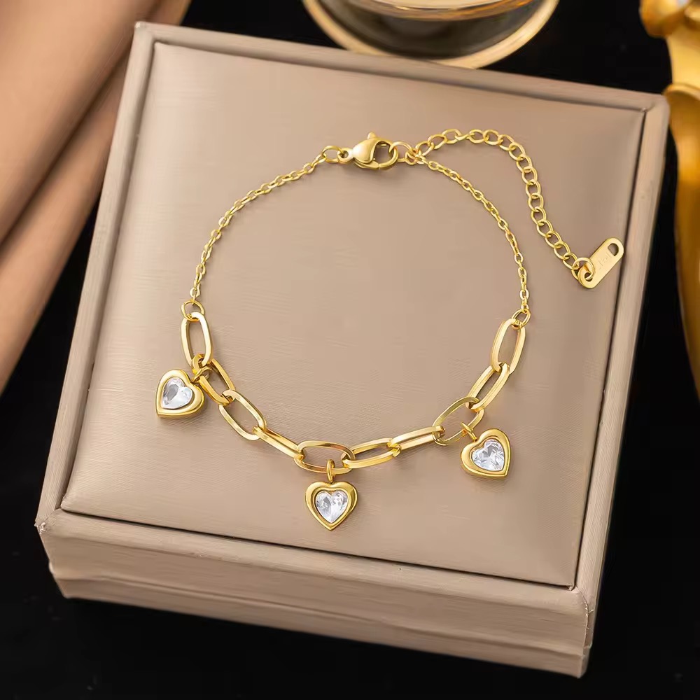 PULSERA CORAZONES x 1u