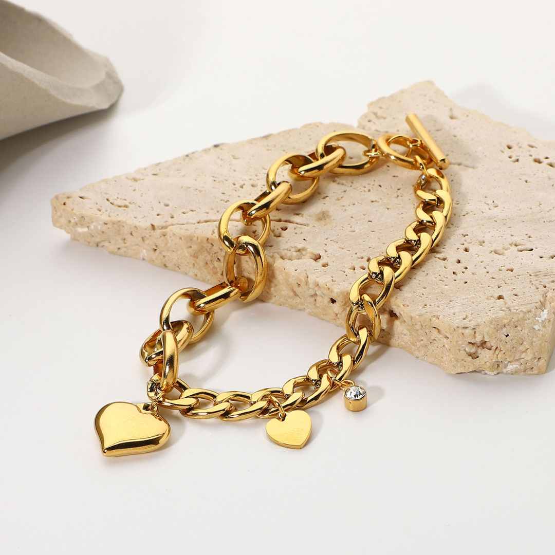 PULSERA CRISTAL LOVE x1u