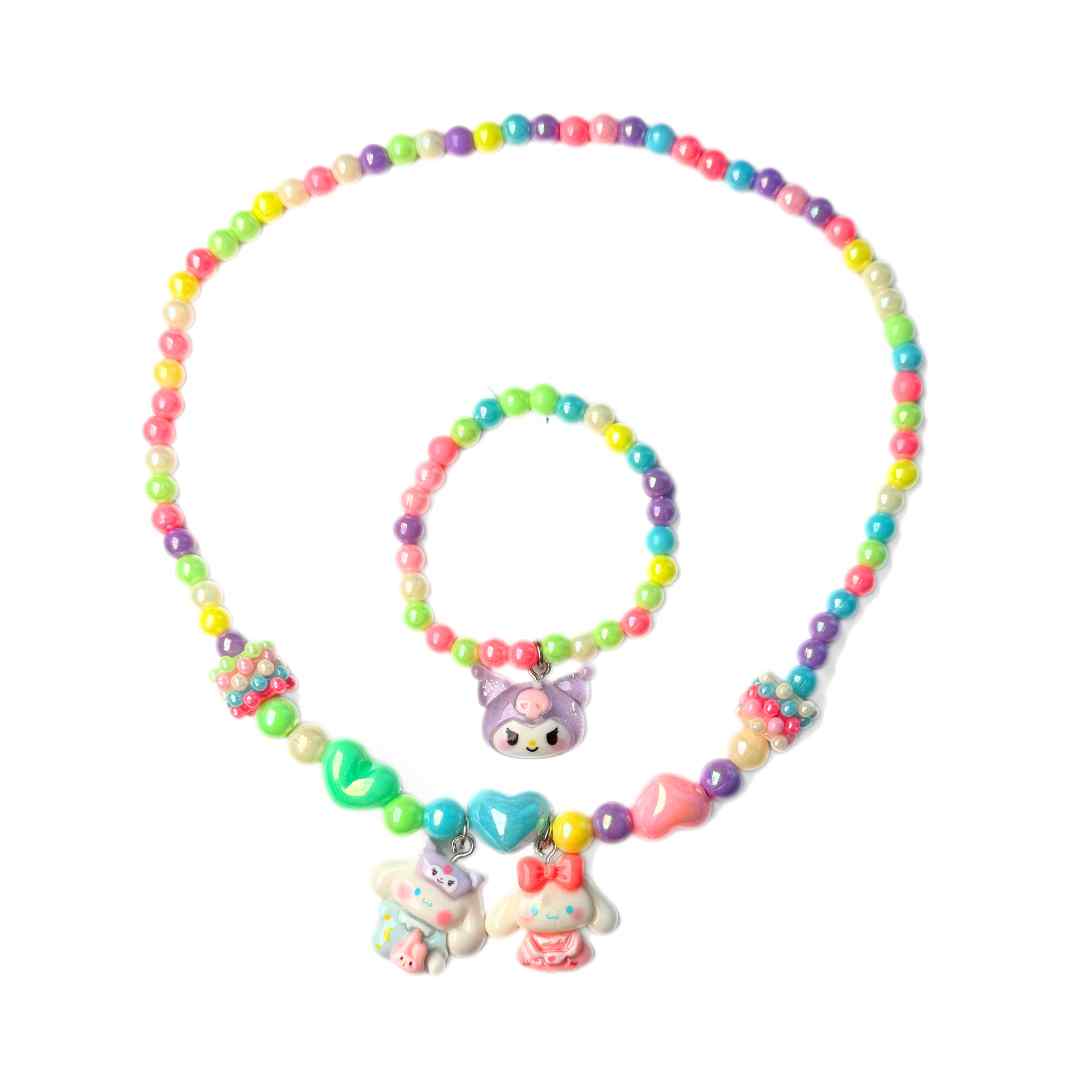 SET CINNAMOROL PULSERA Y COLLAR
