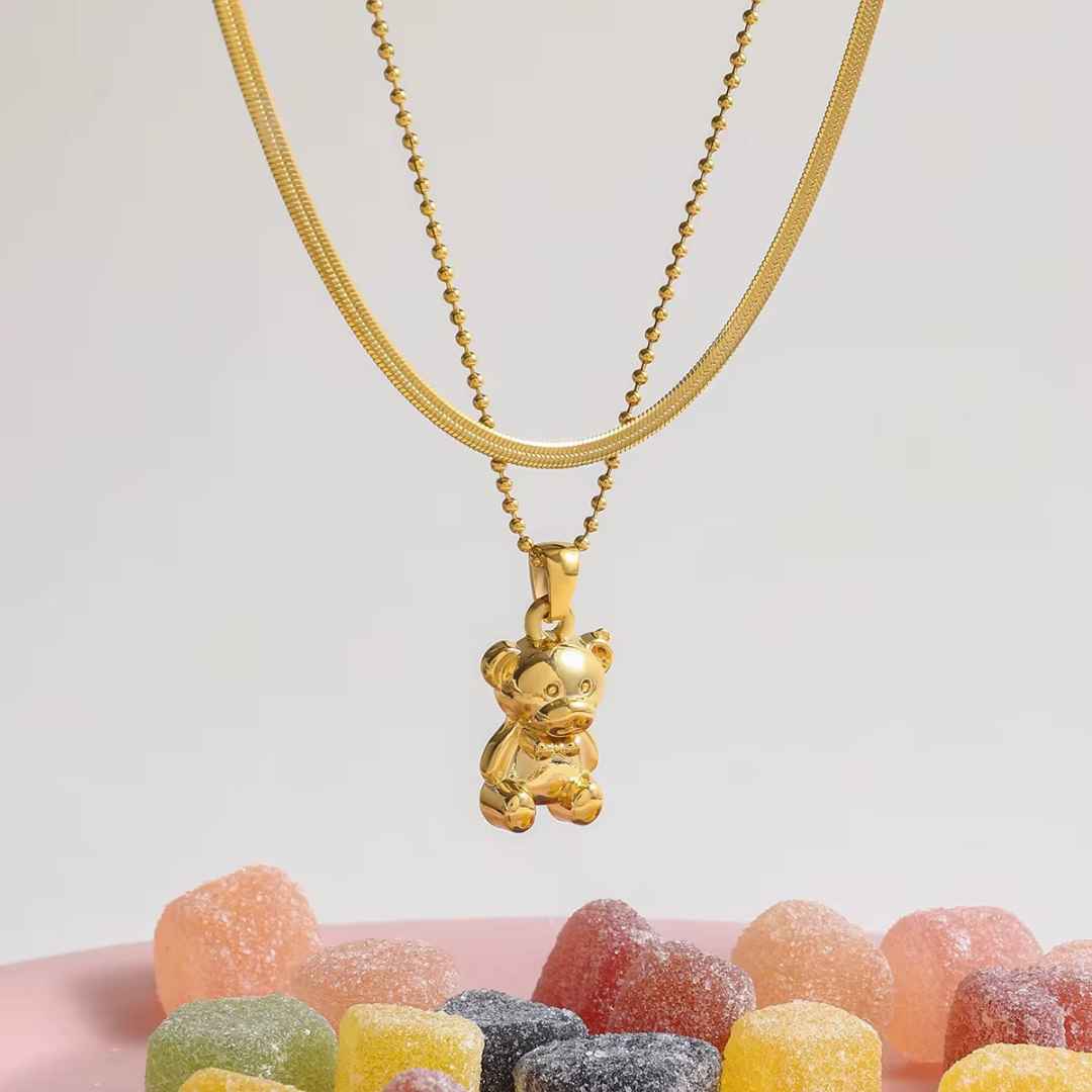 COLLAR DOBLE BEAR x1u