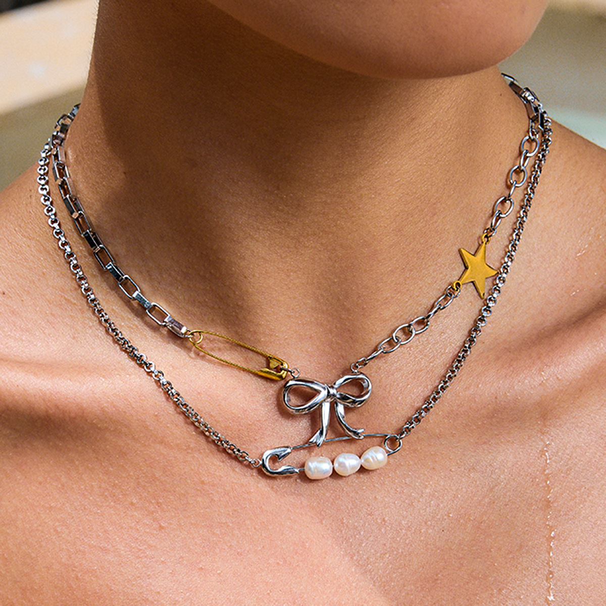 CHOKER COQUETTE DUO x1u