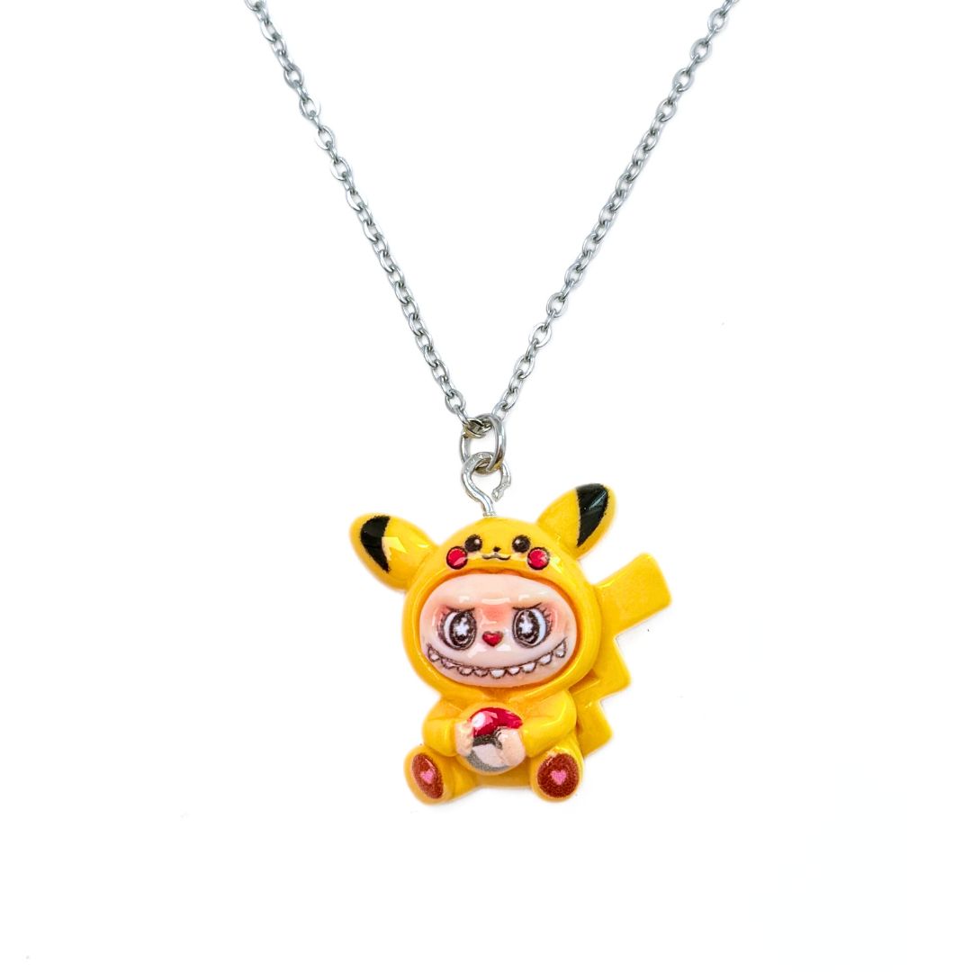 COLLAR LABUBU PIKACHU x1u