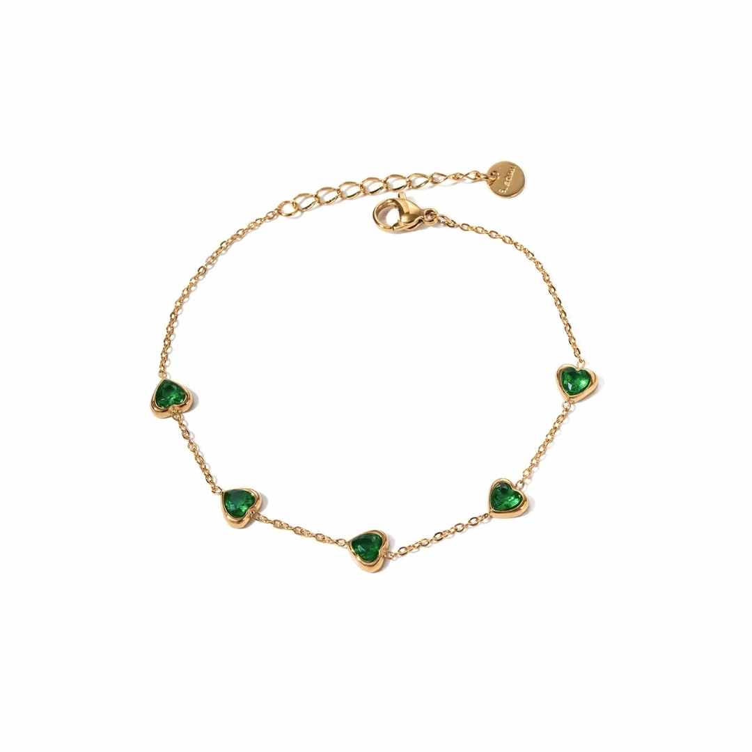 PULSERA GREEN LOVE x1u