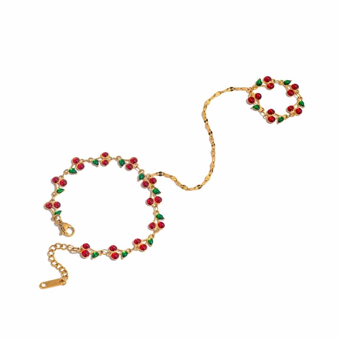 PULSERA ANILLO CHERRY x1u