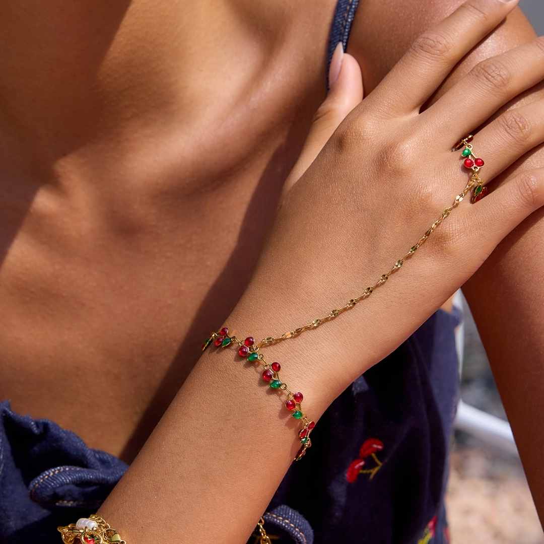 PULSERA ANILLO CHERRY x1u