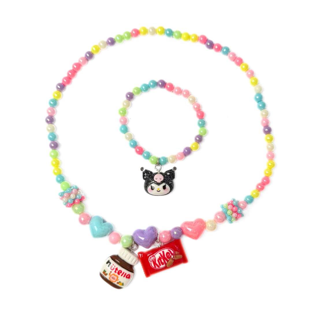 SET CHOCO KUROMI COLLAR Y PULSERA