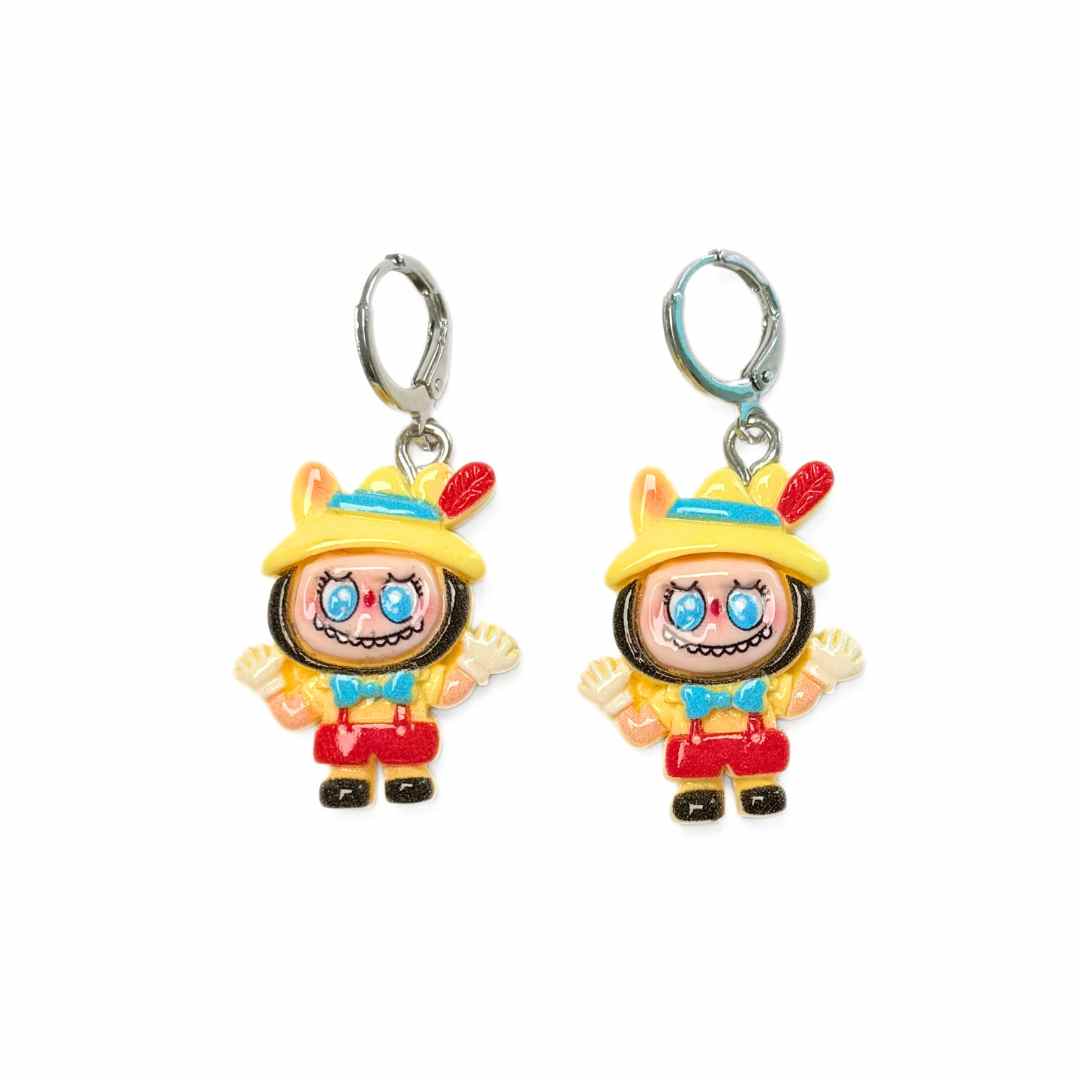 AROS LABUBU PINOCHO X PAR