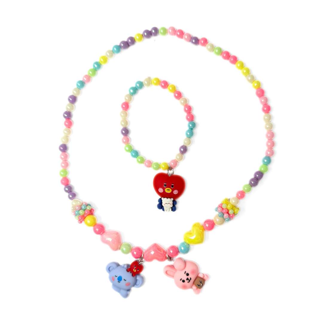 SET BTS PULSERA Y COLLAR