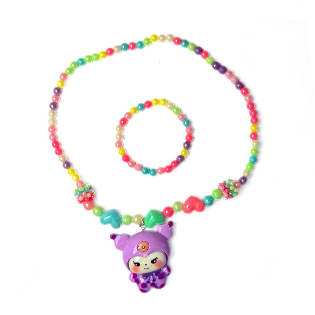 SET KUROMI EXCLUSIVE PULSERA Y COLLAR