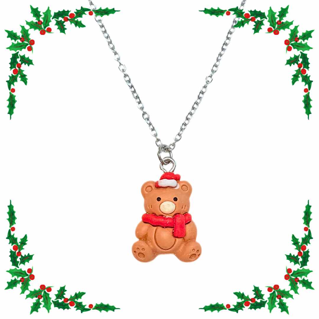 COLLAR OSITO XMAS x1u