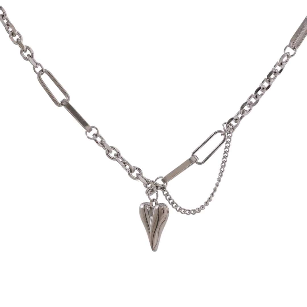 COLLAR SILVER LOVER x1u