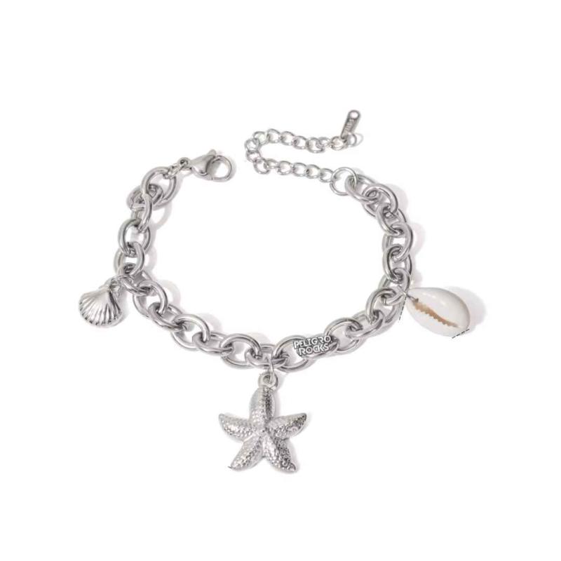 PULSERA SUMMER PLATA x1u