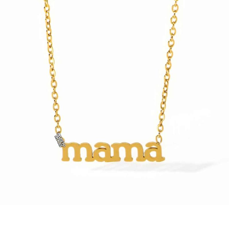 COLLAR MAMÁ GOLD x1u