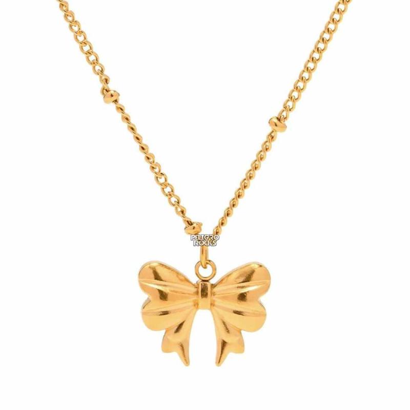 COLLAR COQUETTE GOLD x1u