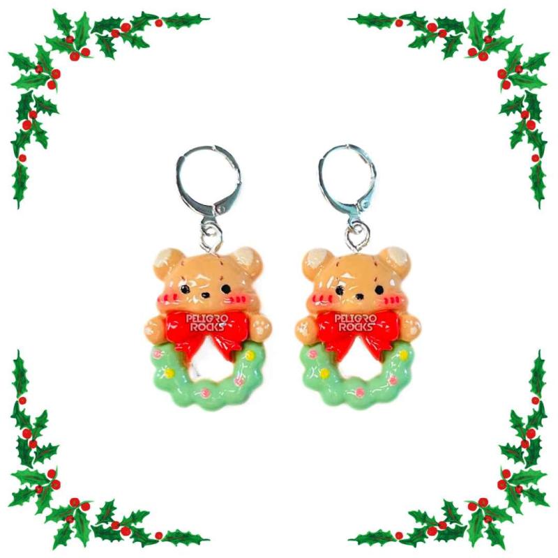 AROS BEAR NAVIDAD x PAR