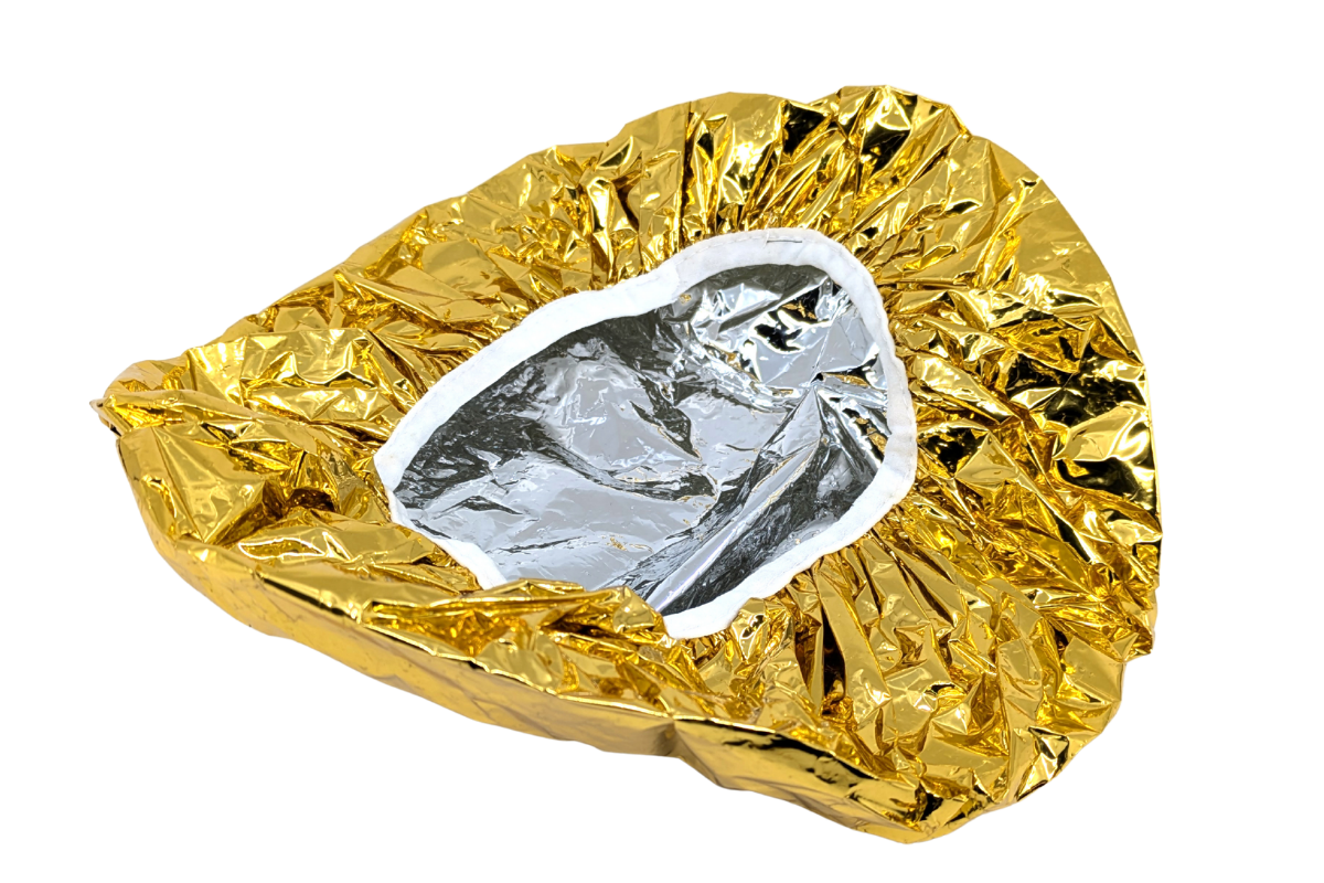 Gorro Metalizado Dorado