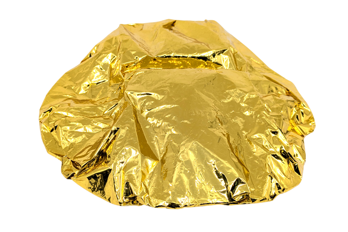 Gorro Metalizado Dorado