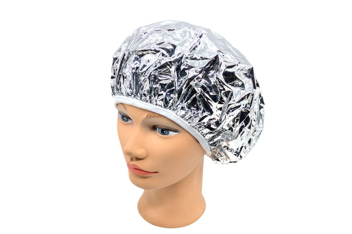 Gorro Metalizado Plateado Geo2000