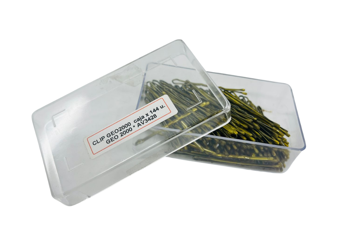 Clips rubios x144 unidades AV3428
