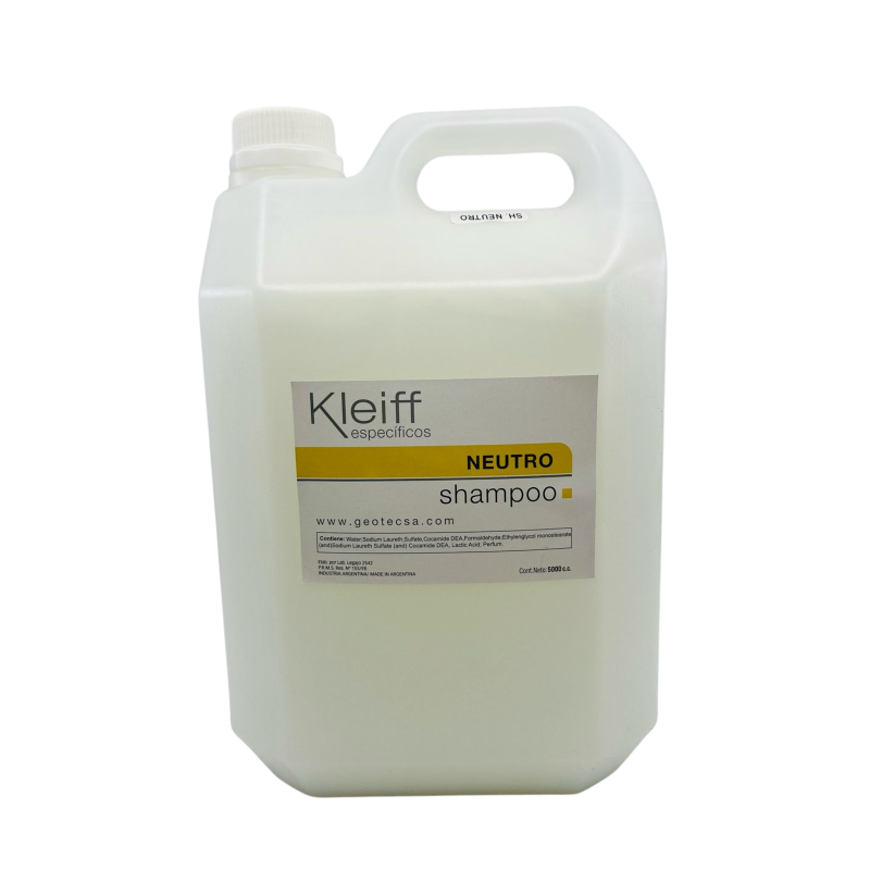 Shampoo Neutro x 5l. Kleiff  KL8102