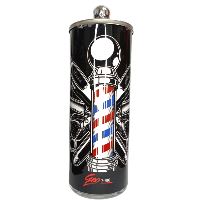 Jarra p/ sanitizante Barber Design Cromado  VA8160