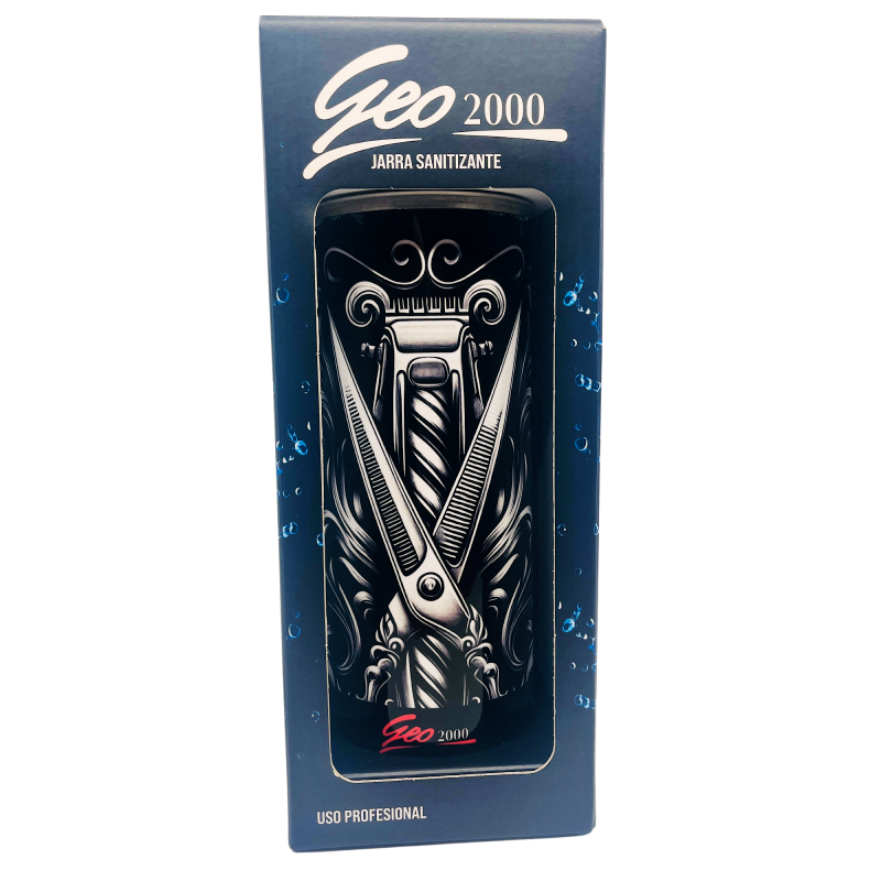 Jarra p/ sanitizante Barber Design Cromado  VA8160