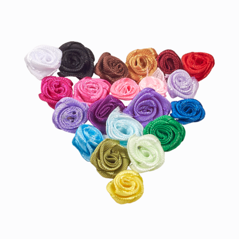 Horquilla c/ rosa rococo x6 LSP013