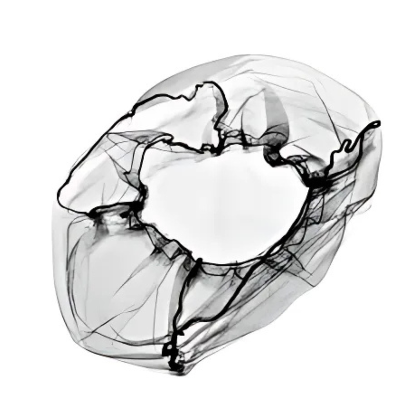 Cofia de tul c/elastico x12un AV3117