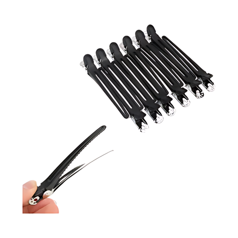 Separamechas plast+metal x12 negro AV5539