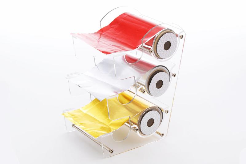 Porta Rollos aluminio Triple AA3100